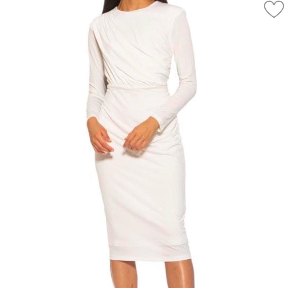 ALEXIA ADMOR
Nicolette Draped-Bodice Dress